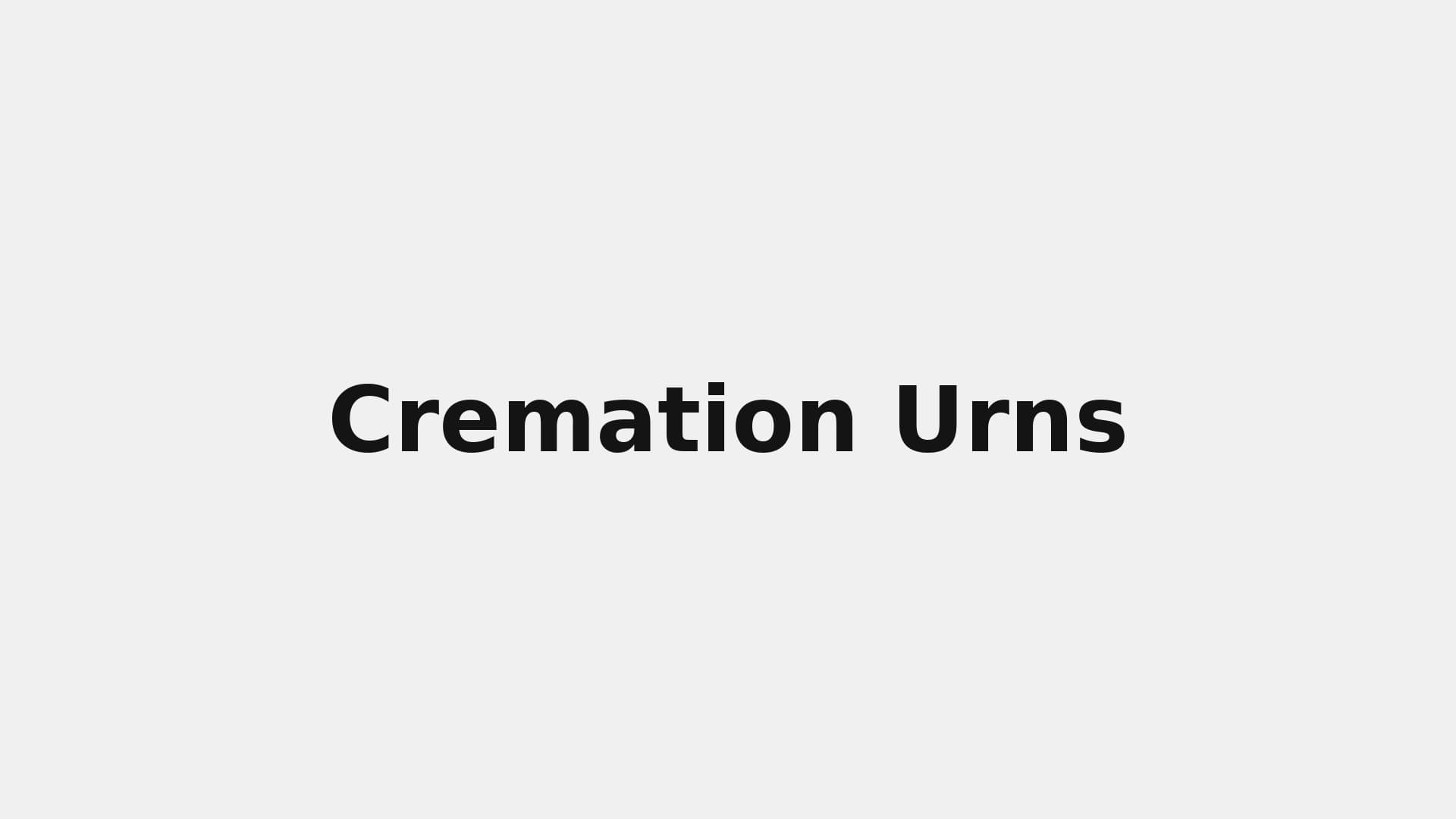 Cremation Urns